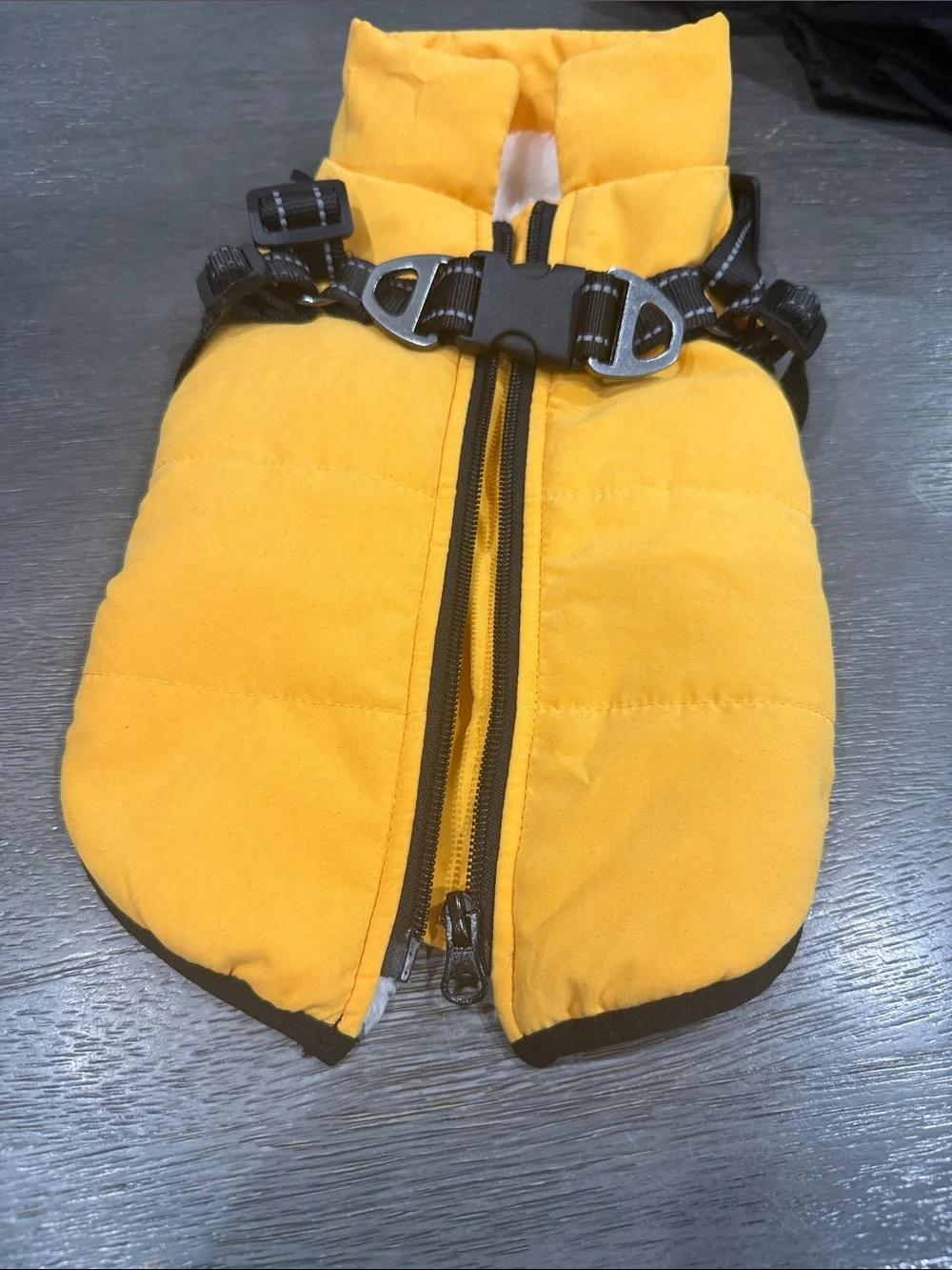 Pack 2 clothing’s dog Waterproof Black Dog Jacket with Reflective Trim and Hood